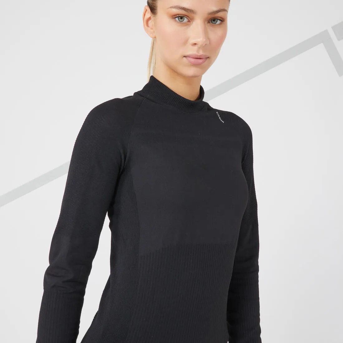 Kiprun Skincare Women’s Running T-shirt - Long-Sleeved - Seamless