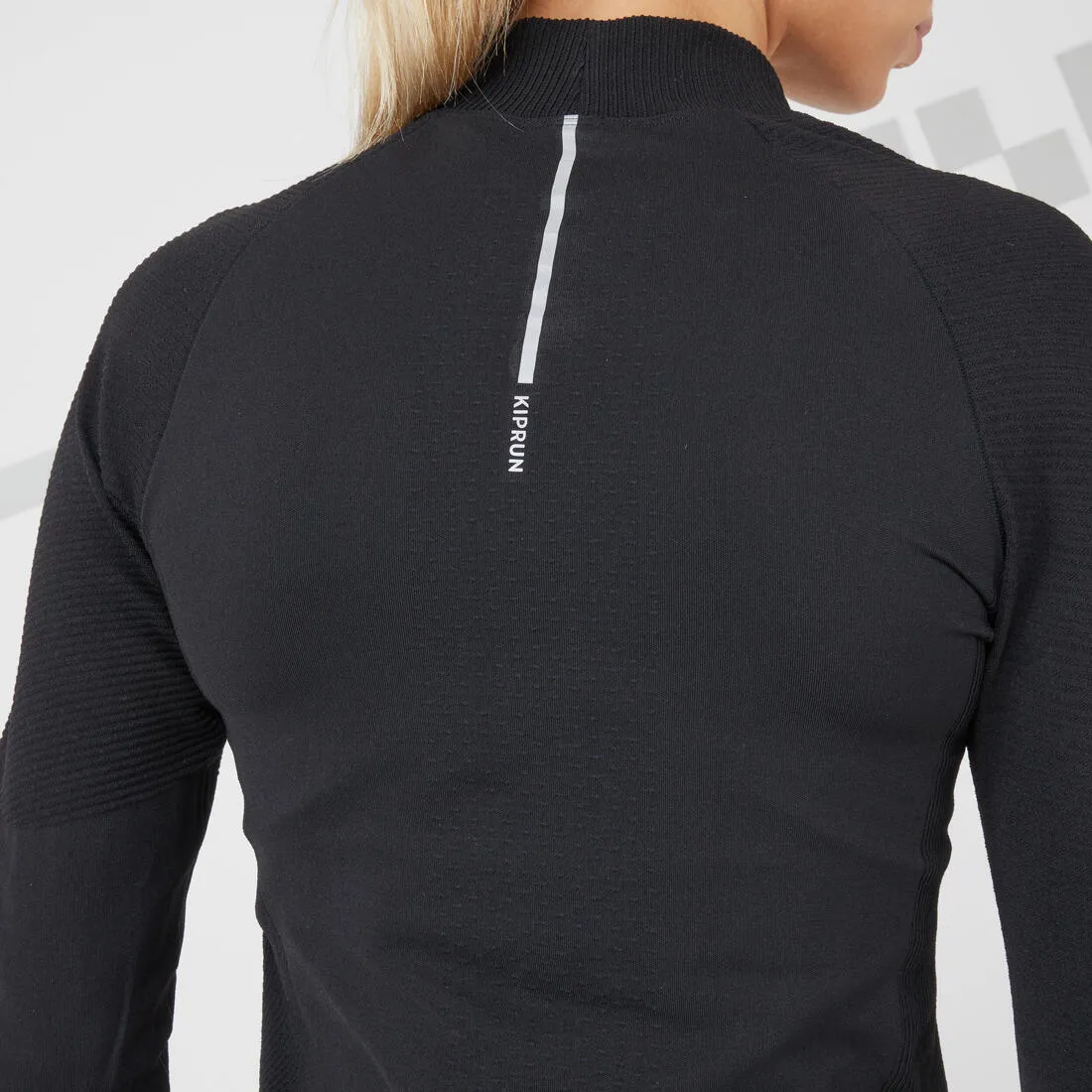 Kiprun Skincare Women’s Running T-shirt - Long-Sleeved - Seamless