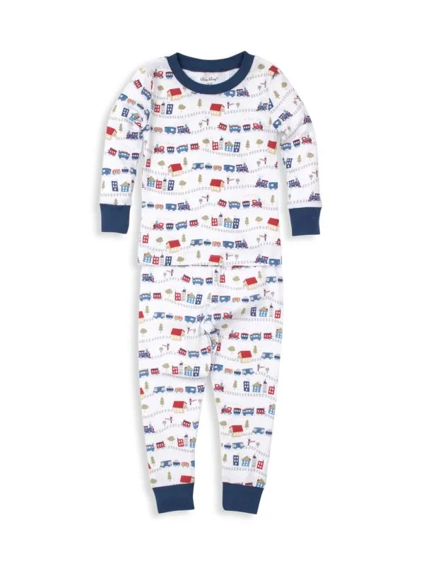 Kissy Kissy Rail Train Pajama Set