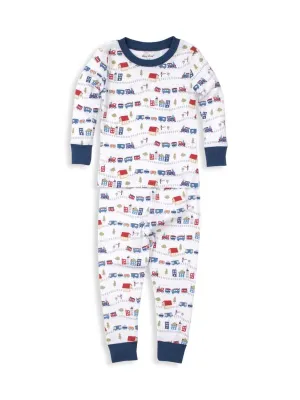 Kissy Kissy Rail Train Pajama Set