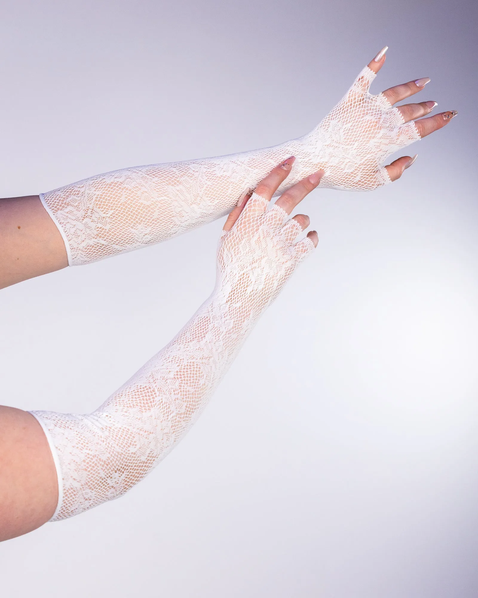 Lace Opera Length Women's Arm Warmers
