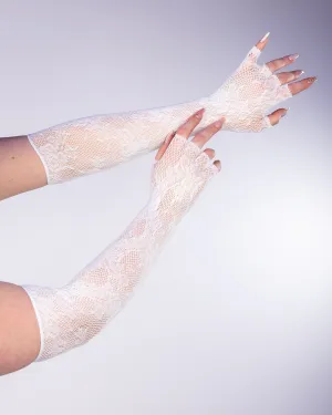 Lace Opera Length Women's Arm Warmers