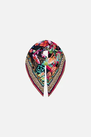 LARGE SQUARE SCARF PRINTED PRIMA VERA