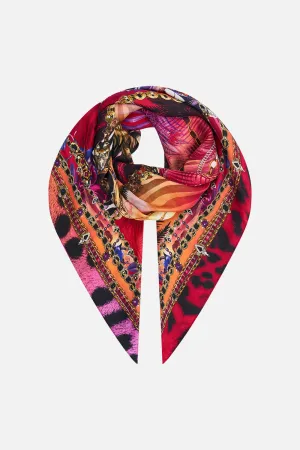 LARGE SQUARE SCARF WILD LOVING