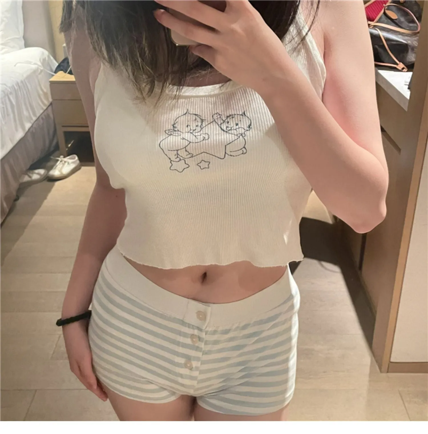Leann Three-Button Short