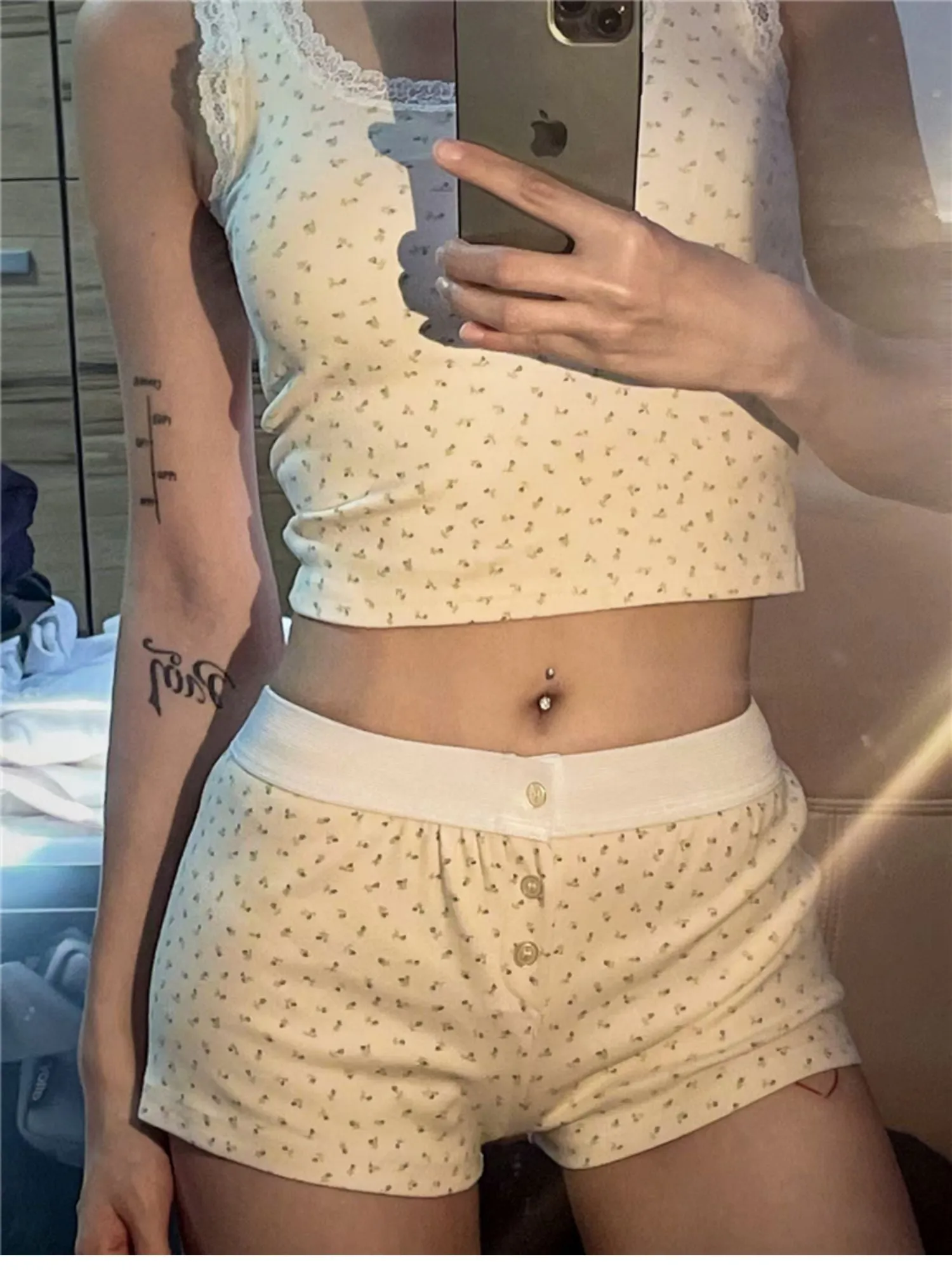 Leann Three-Button Short