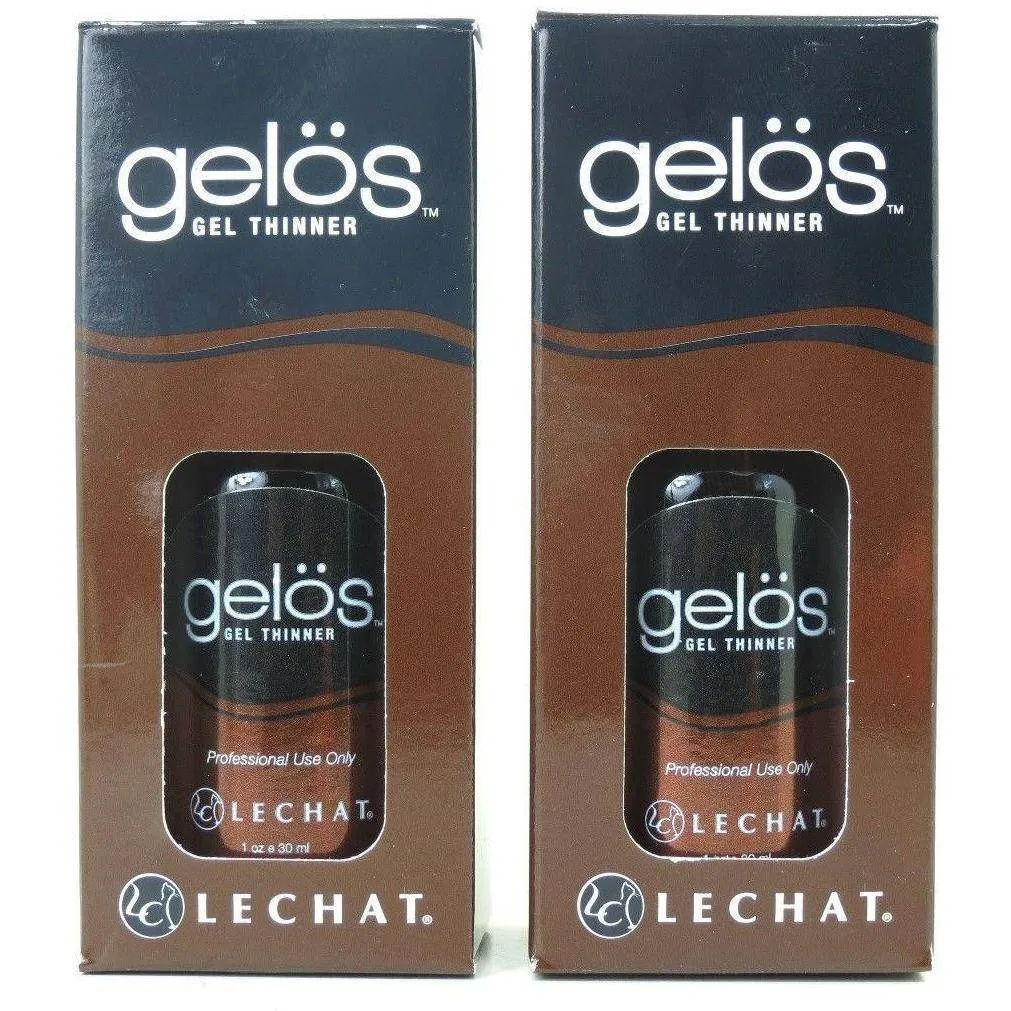 Lechat Gelos Nail Gel Polish Thinner - Restores Gel That Has Thickened (2ct)