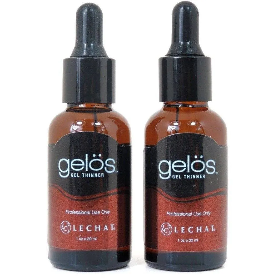 Lechat Gelos Nail Gel Polish Thinner - Restores Gel That Has Thickened (2ct)