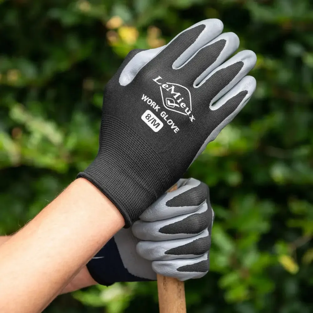 LeMieux Work Gloves Black