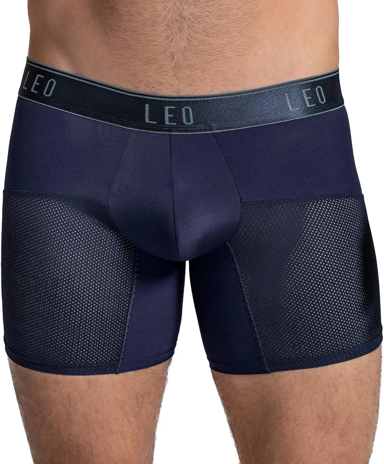LEO Advanced Mesh Boxer Briefs - Breathable Mens Underwear