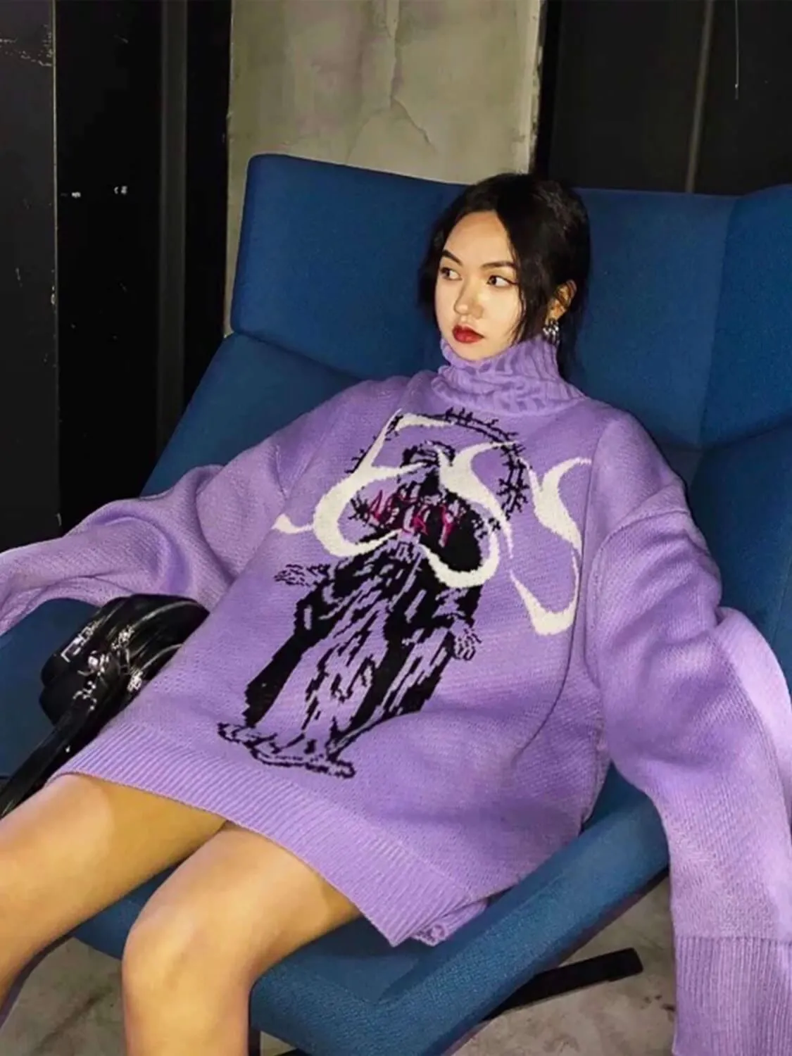 LESS OVERSIZE KNITWEAR SWEATER