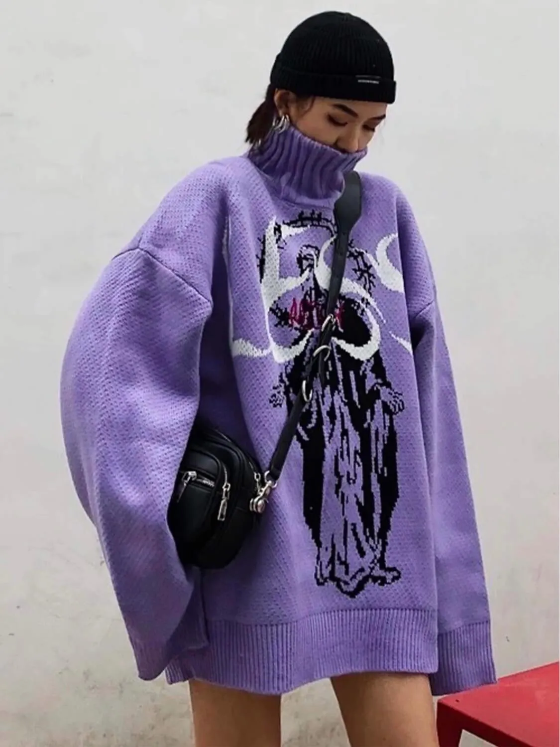 LESS OVERSIZE KNITWEAR SWEATER