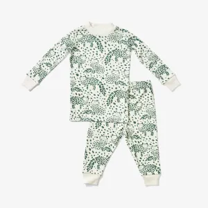 Lewis | Arctic Fox Pajama Set in Pine