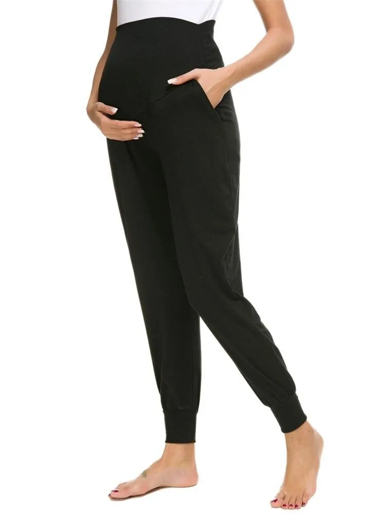 Lightweight Maternity Joggers with Pockets