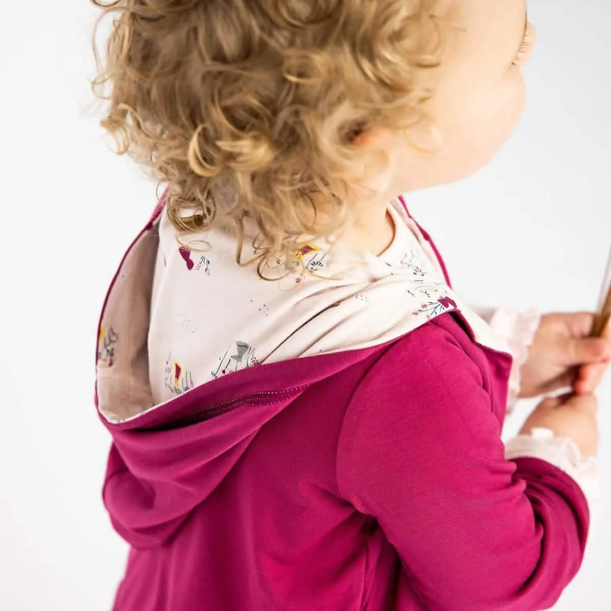 li'l red modal magnetic reversible hoodie - re-loved
