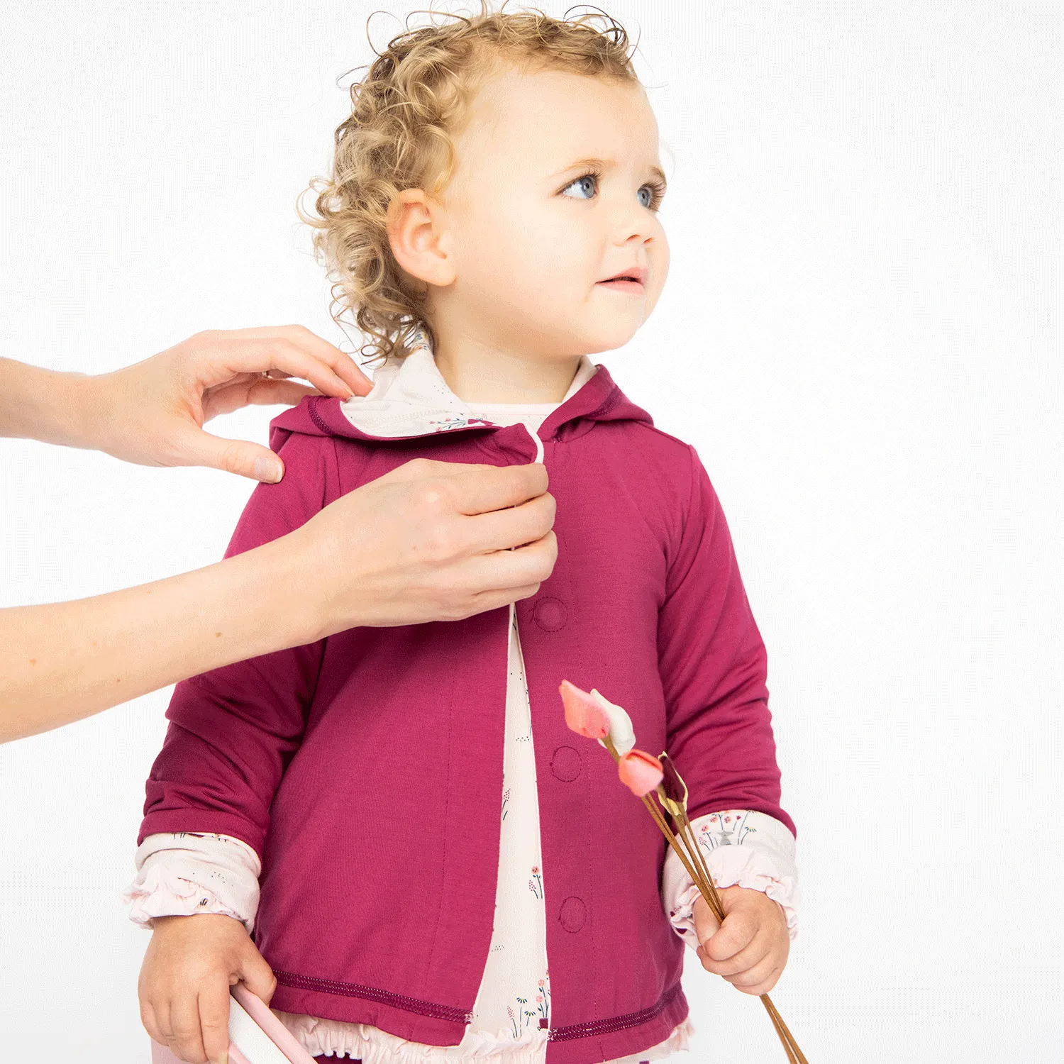 li'l red modal magnetic reversible hoodie - re-loved