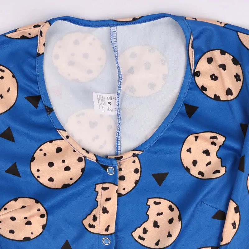 Lisa Cartoon Cookies Printed Onesies