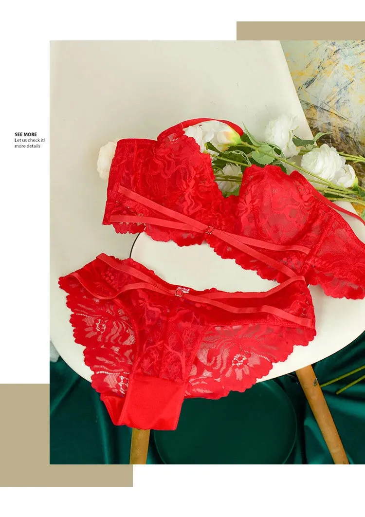 Logirlve Lace Lingerie Set – Seductive Elegance for Valentine’s Day!