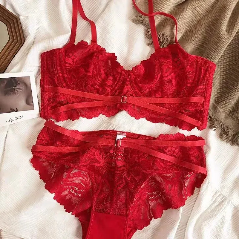 Logirlve Lace Lingerie Set – Seductive Elegance for Valentine’s Day!