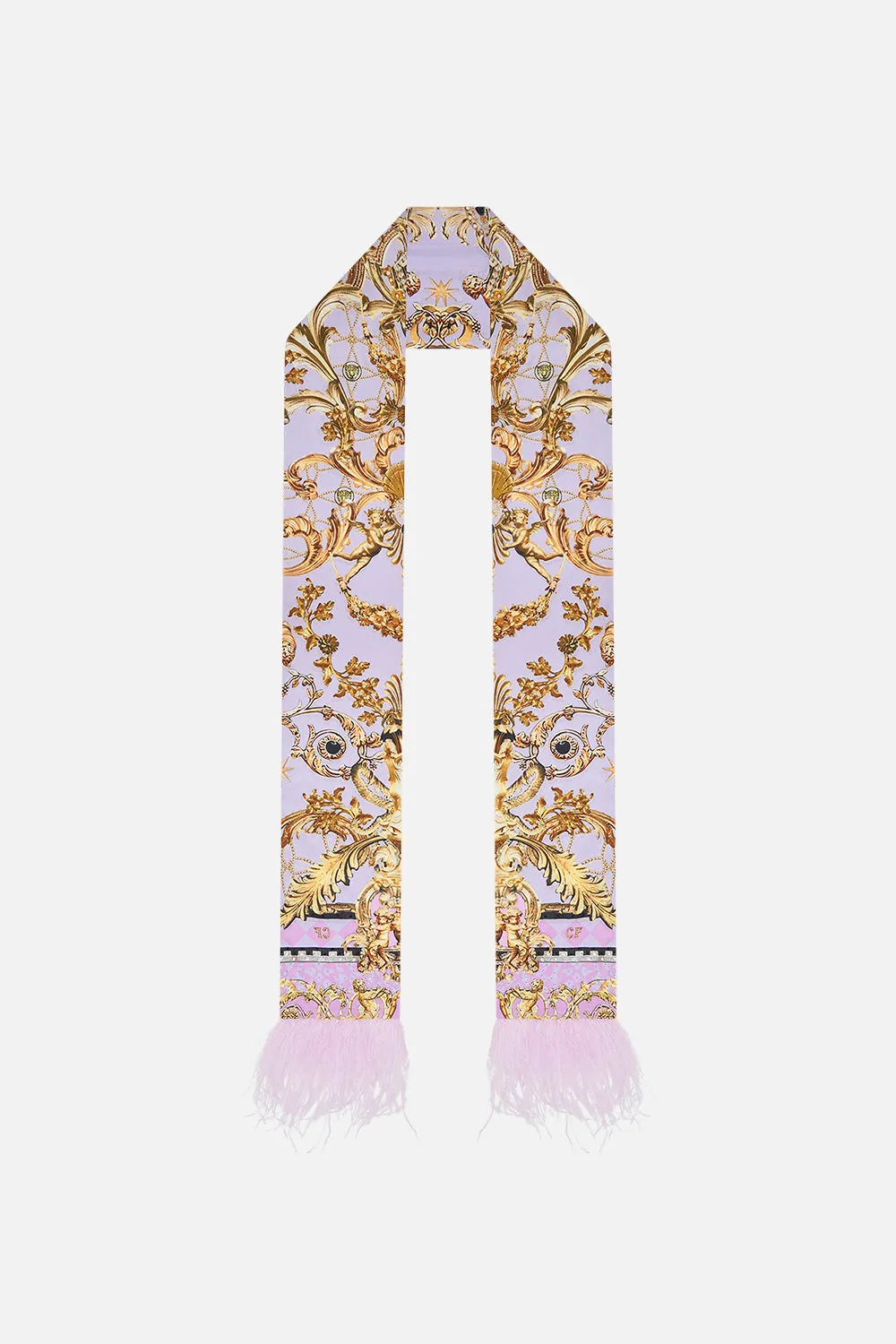 LONG SKINNY SCARF LAVENDER EVER AFTER