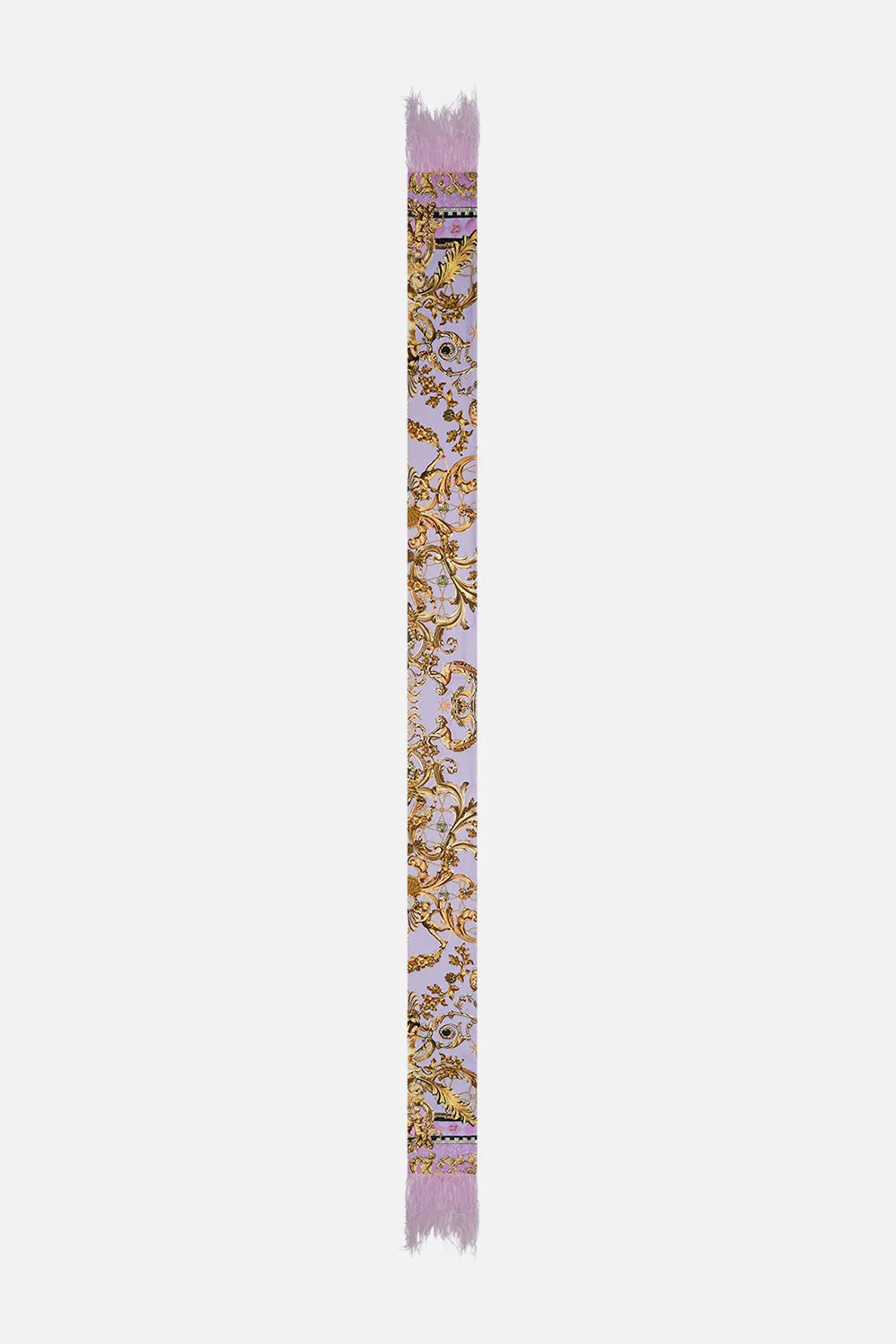 LONG SKINNY SCARF LAVENDER EVER AFTER