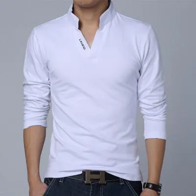 Long Sleeve Slim Polo T-Shirt