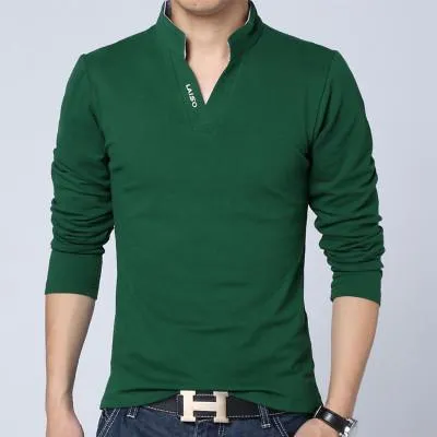 Long Sleeve Slim Polo T-Shirt