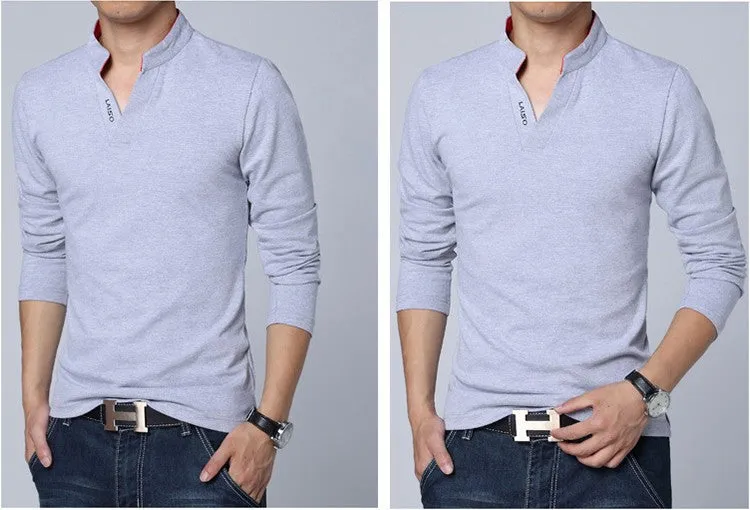Long Sleeve Slim Polo T-Shirt