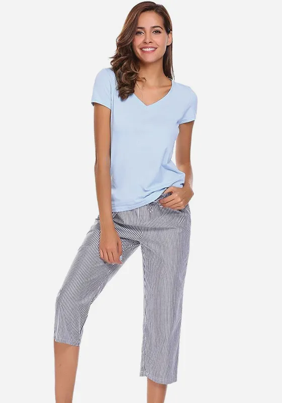 Lorenza Short Sleeve V-Neck Sleepwear