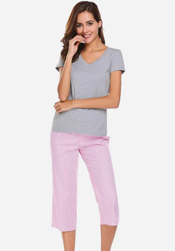 Lorenza Short Sleeve V-Neck Sleepwear