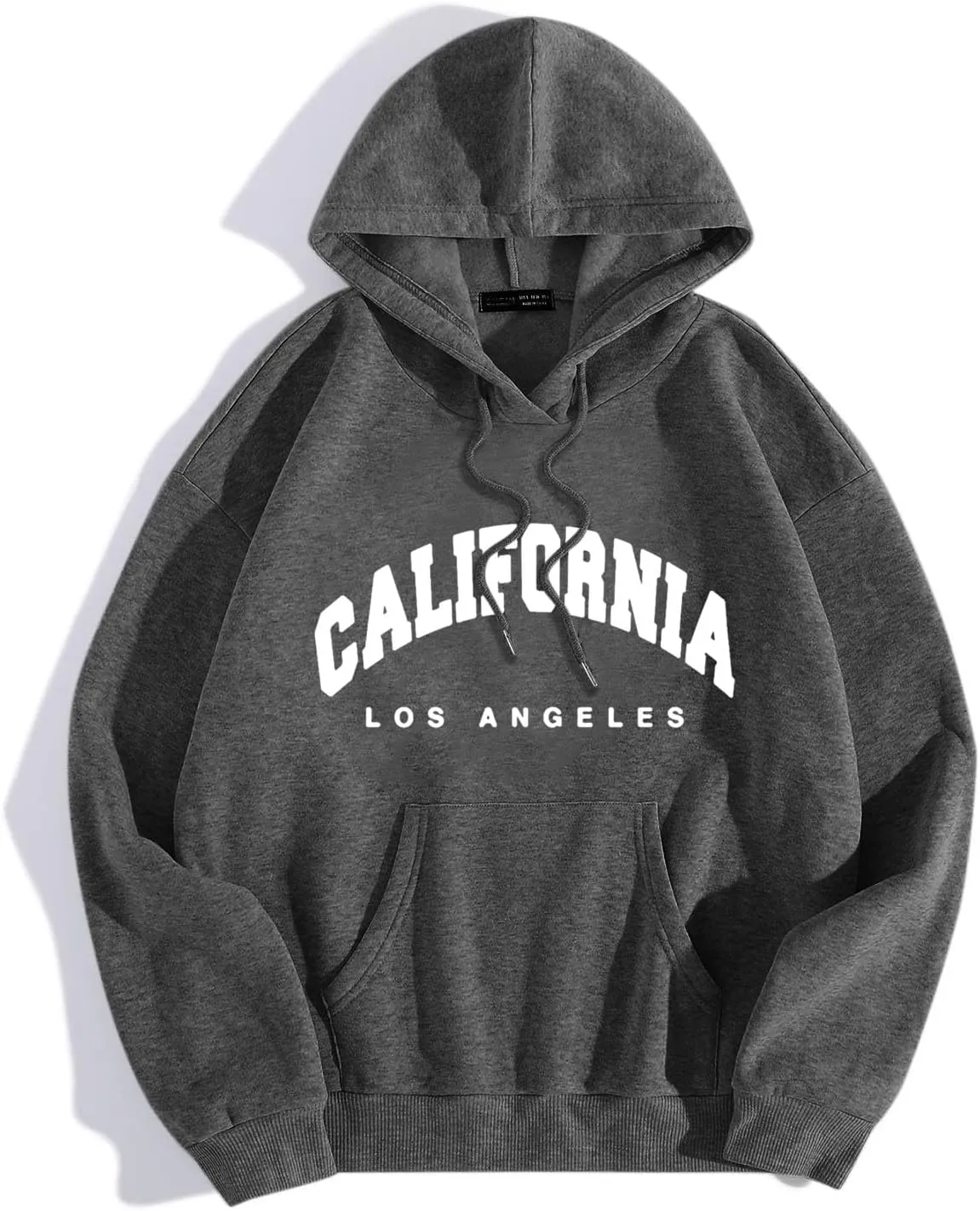 Los Angeles California Womens Zip Up Sweatshirt with Pocket New York Hoodie University Letter Hooded Sweatshirt Fall