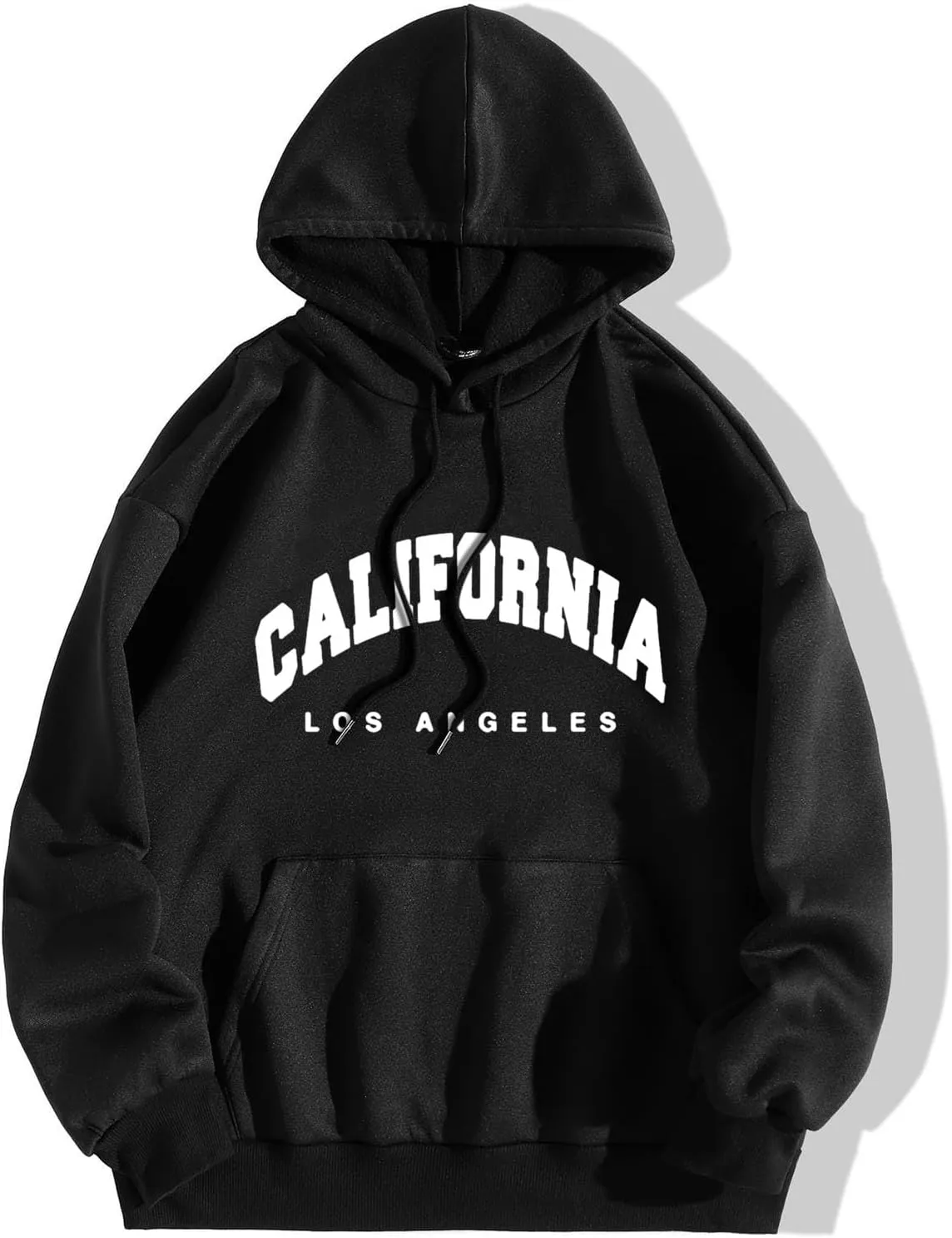 Los Angeles California Womens Zip Up Sweatshirt with Pocket New York Hoodie University Letter Hooded Sweatshirt Fall