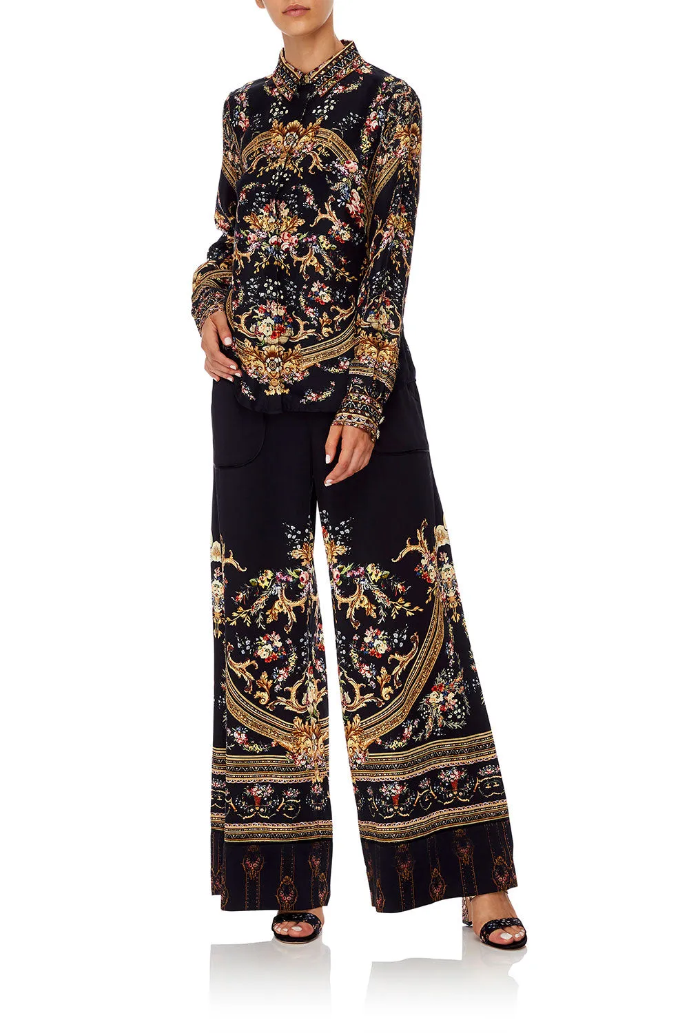 LOUNGE TROUSER WITH CUFFS FRIEND IN FLORA