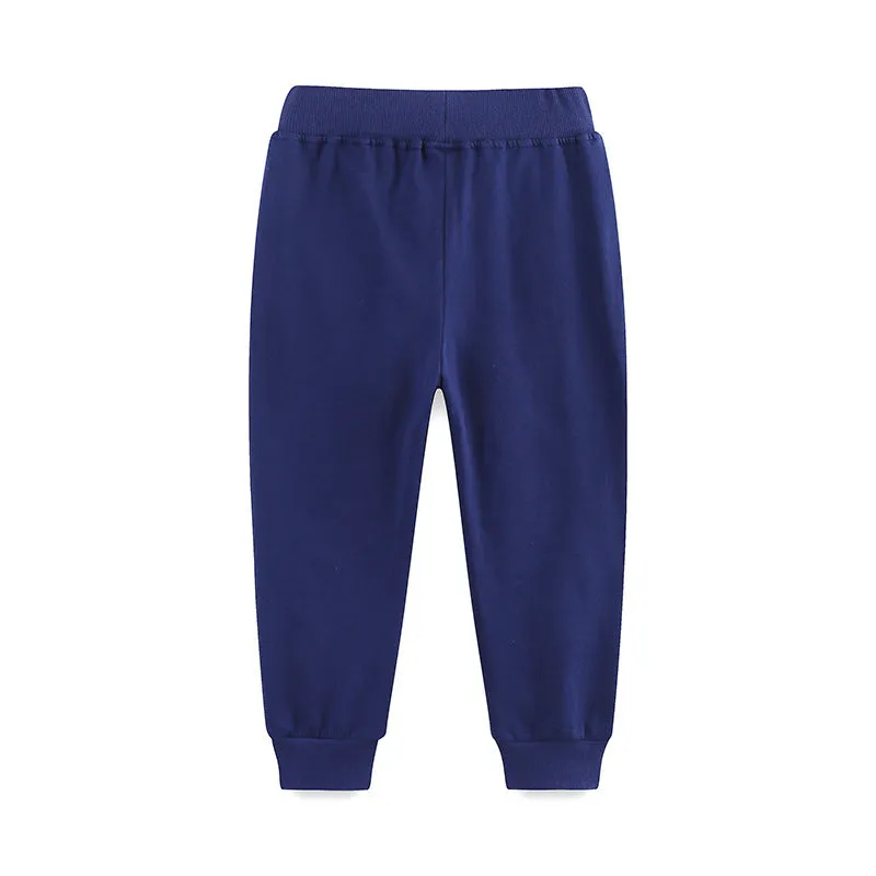 Love Embroidered Patch Sweatpants