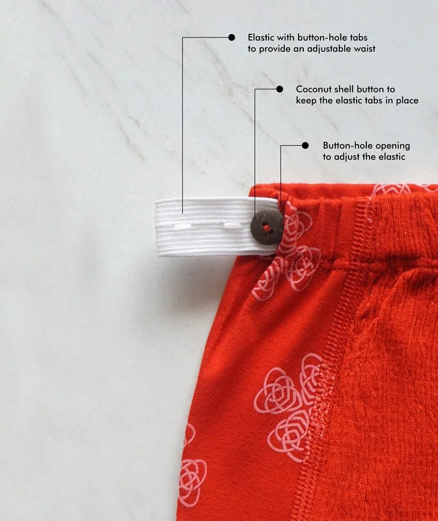 Love Knot Biowashed Organic Cotton Maternity Brief