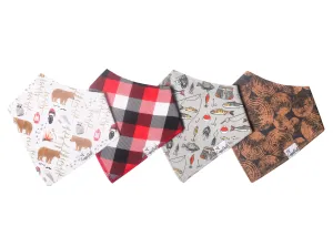 Lumberjack Bandana Bib Set