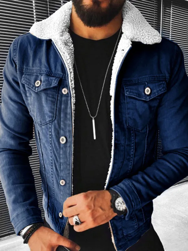 Luna Men's Denim Casual Jacket