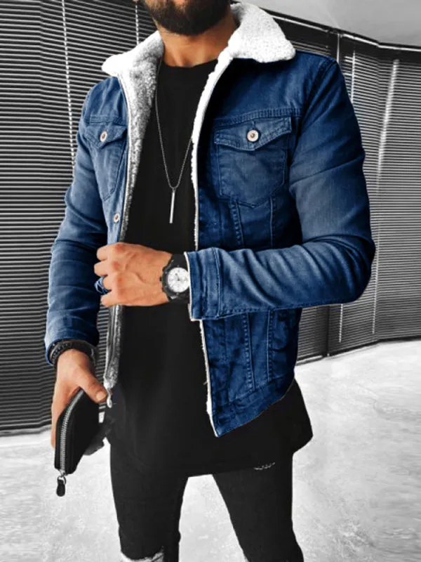 Luna Men's Denim Casual Jacket
