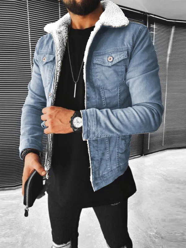 Luna Men's Denim Casual Jacket