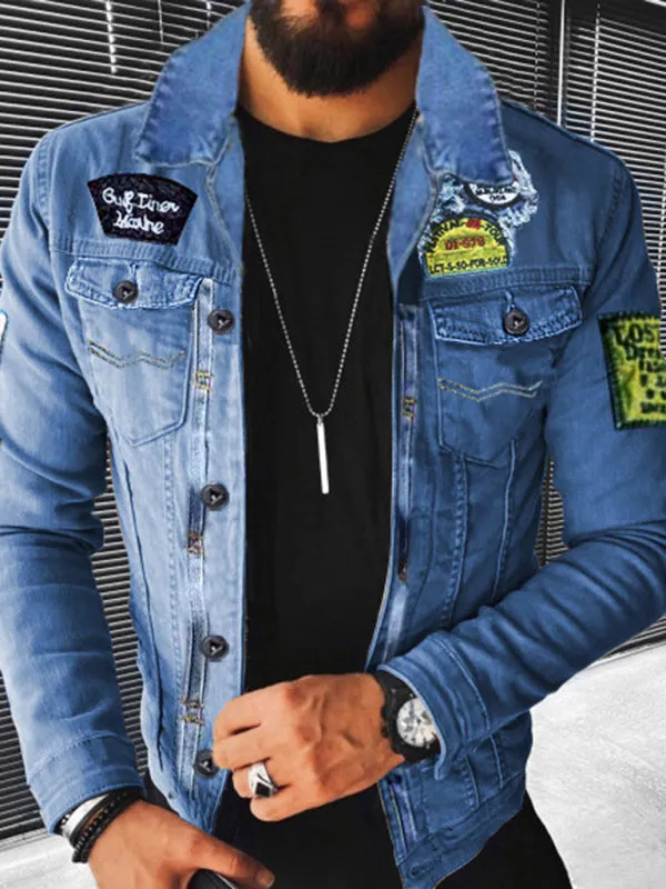 Luna Men's Denim Casual Jacket