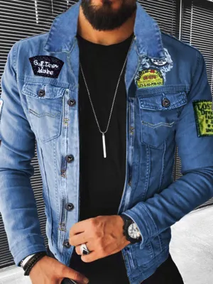 Luna Men's Denim Casual Jacket