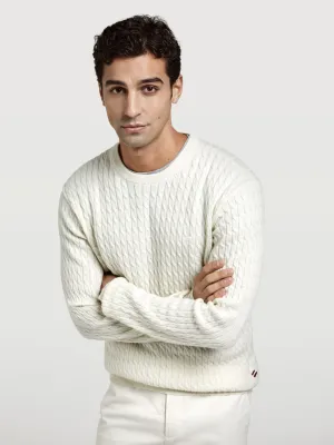 Luxeleisure Edition Crew Neck Cable Sweater