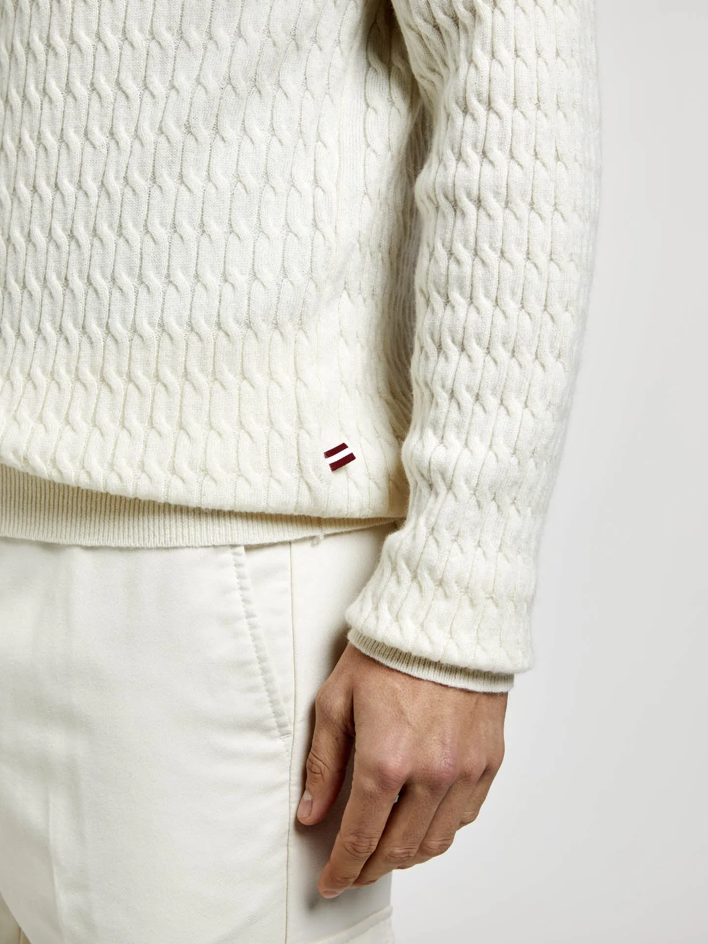 Luxeleisure Edition Crew Neck Cable Sweater