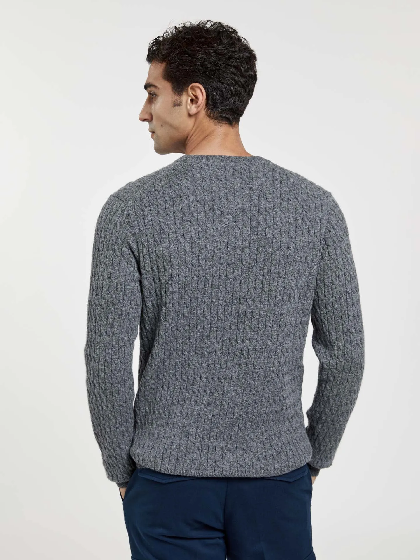 Luxeleisure Edition Crew Neck Cable Sweater