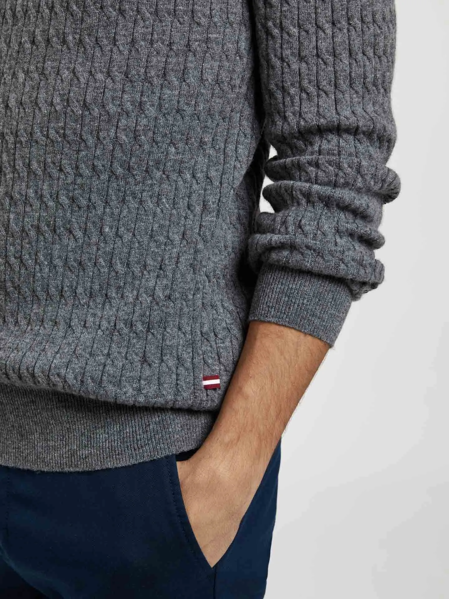 Luxeleisure Edition Crew Neck Cable Sweater