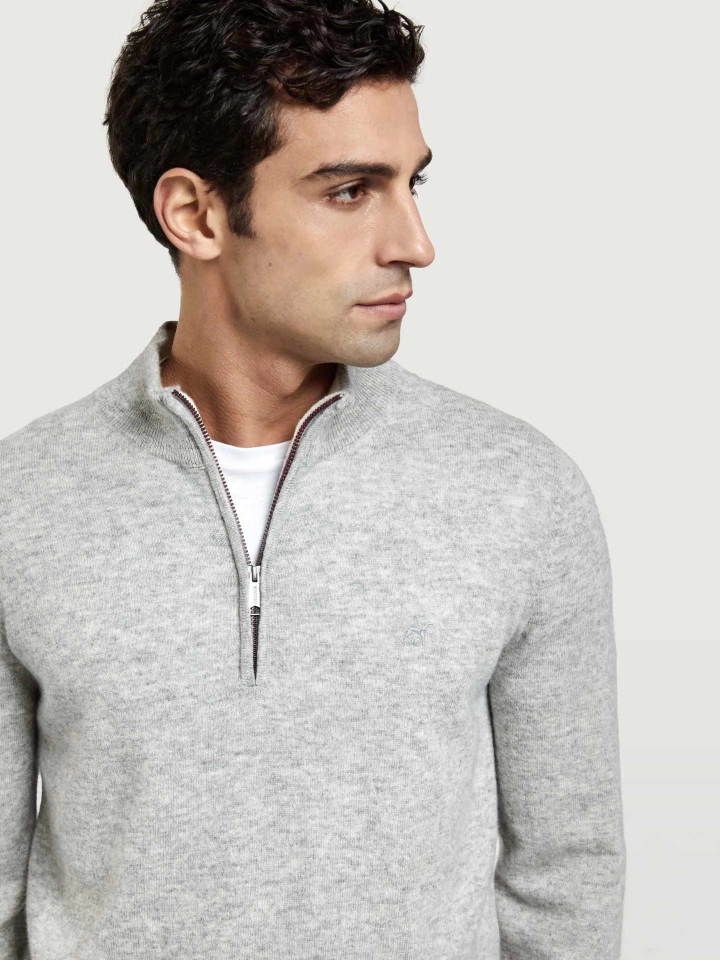 Luxeleisure Edition High Zip Collar Sweater