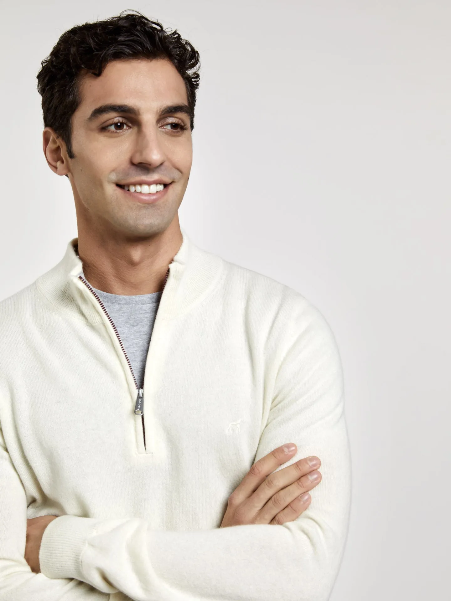 Luxeleisure Edition High Zip Collar Sweater