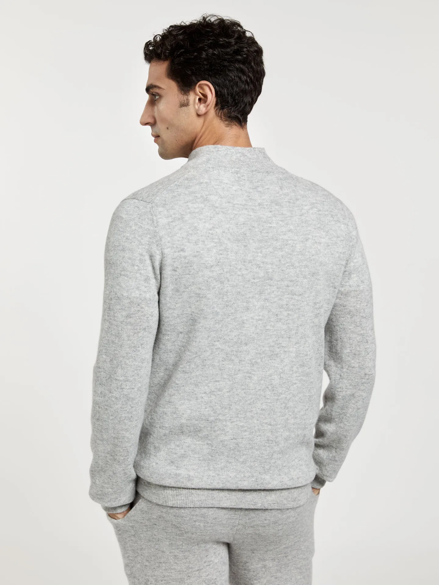 Luxeleisure Edition High Zip Collar Sweater