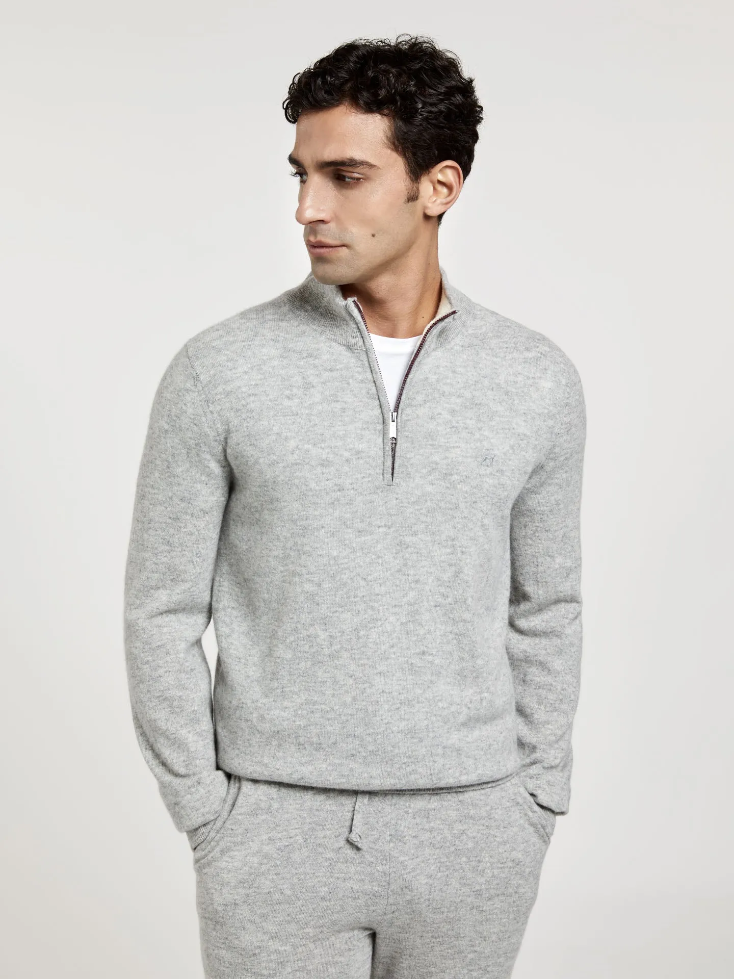 Luxeleisure Edition High Zip Collar Sweater
