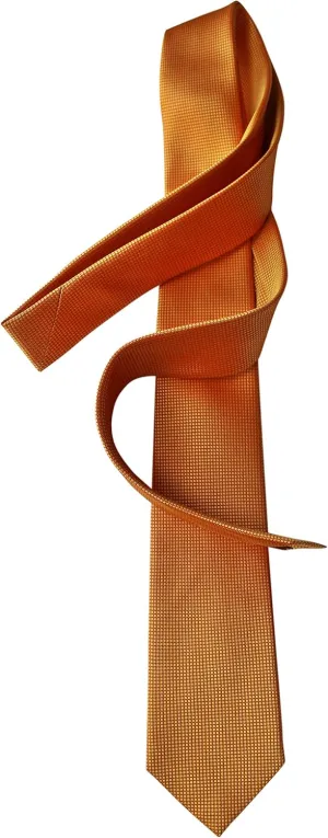 Luxury 2.5" Men's Mango Skinny Silk Tie - 34 momme Silk Jacquard - Premium Six-Ply Silk - 100% Silk Lining - Extra Long 60"